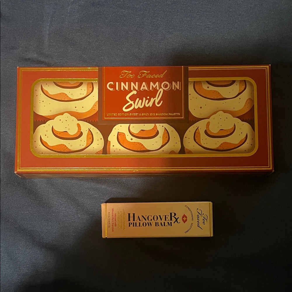 Too Faced Cinnamon Swirl Set with Hangover Pillow Balm